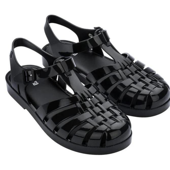 Sepatu Sandal Wanita Melissa Possession Ad Black Glossy