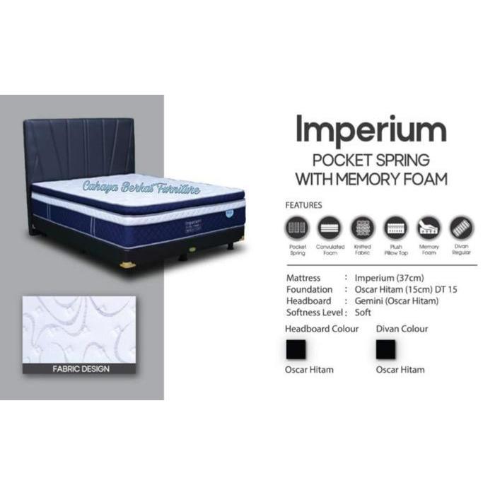 Central Hanya Kasur Spring Bed Imperium ukuran 160 x 200