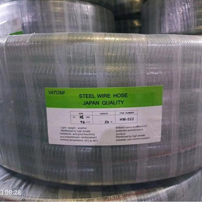 Selang Spiral Kawat 1 1/2 Inch Tebal 4 mm Jepang Yatomi / Selang Spring 1 1/2 Inci Japan / Selang Ka
