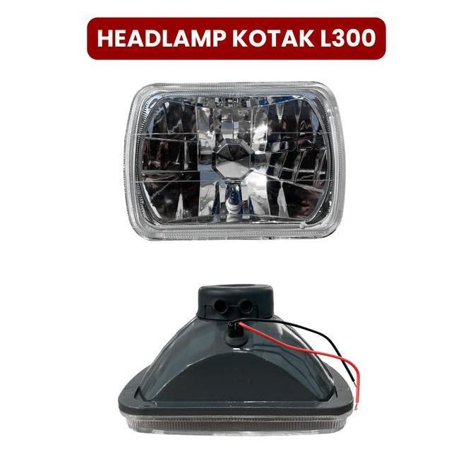 AMDOXTE HEADLAMP KOTAK L300 HEADLAMP PANTHER KOTAK HEADLAMP BAHAN KACA