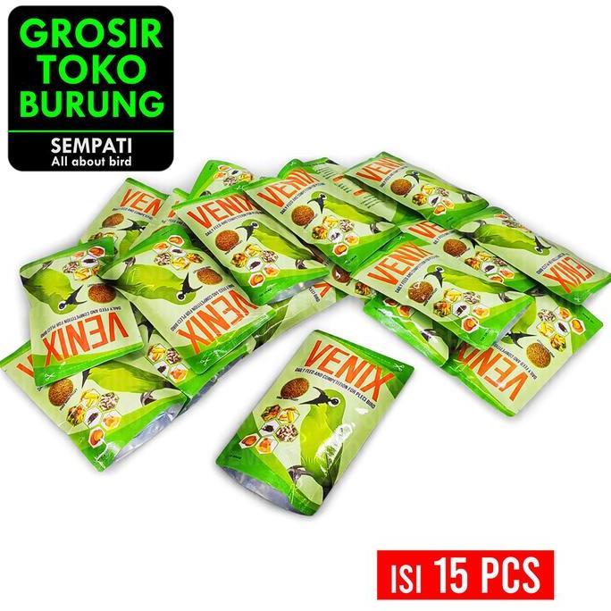 GRATIS ONGKIR - SEMPATI GROSIR Venix Pur Pakan Pleci Booster High Protein Dosis Full Ngebren Isi 15 
