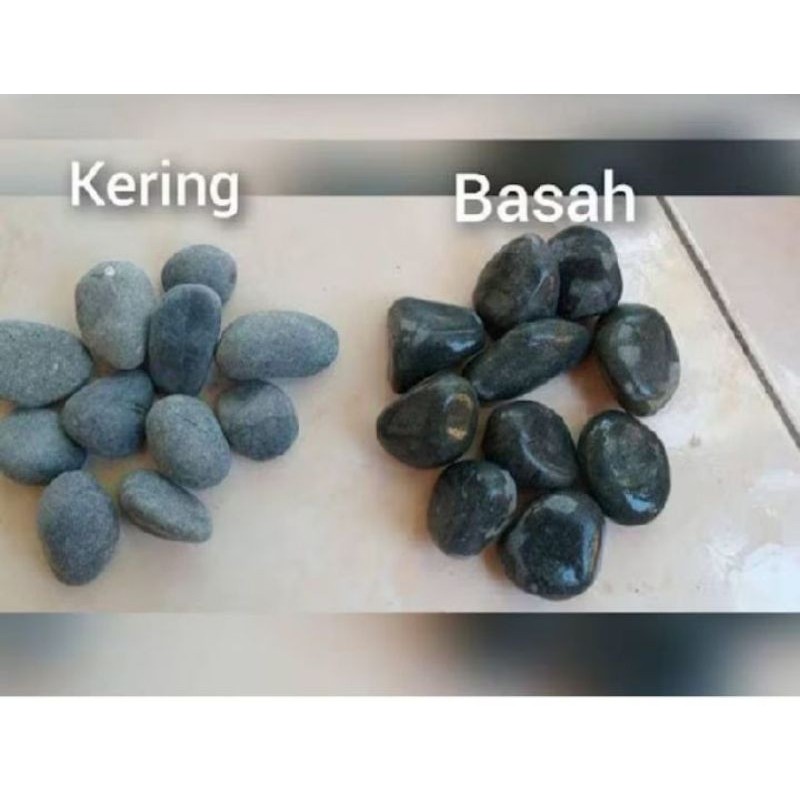 Batu Hitam 10Kg/Batu Alam Hitam Pekat/Batu Koral Hitam/Batu Sikat Hitam/Batu Alor Hitam/Batu Taman/B
