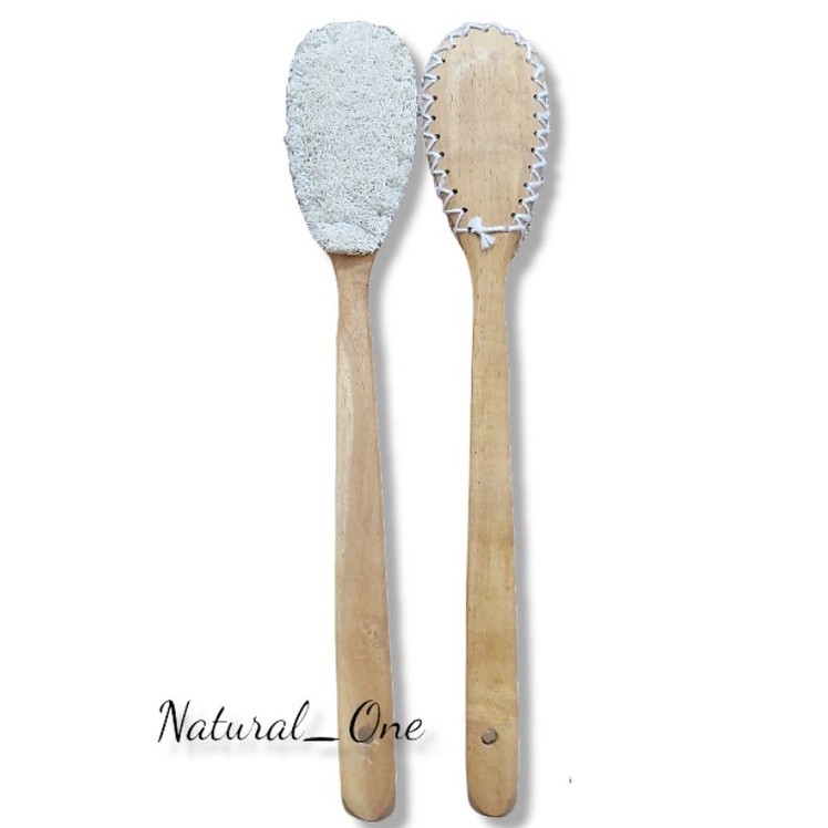 Loofah Back Brush | Sikat Gosok Pembersih Punggung Loofah/Gambas Organik