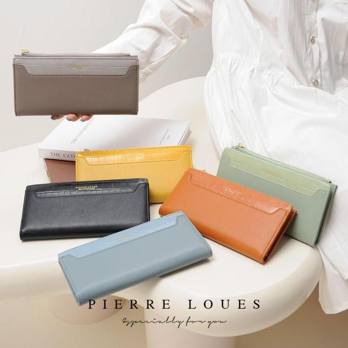 Dompet Panjang Wanita Kulit PU PIERRE LOUES Nerissa Wallet