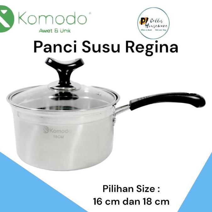 KRISWO Komodo Panci Susu Regina Stainless 18 Cm Panci Susu 18cm
