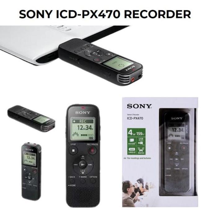 Sony ICD-PX470 / ICD PX470 Digital Voice Recorder