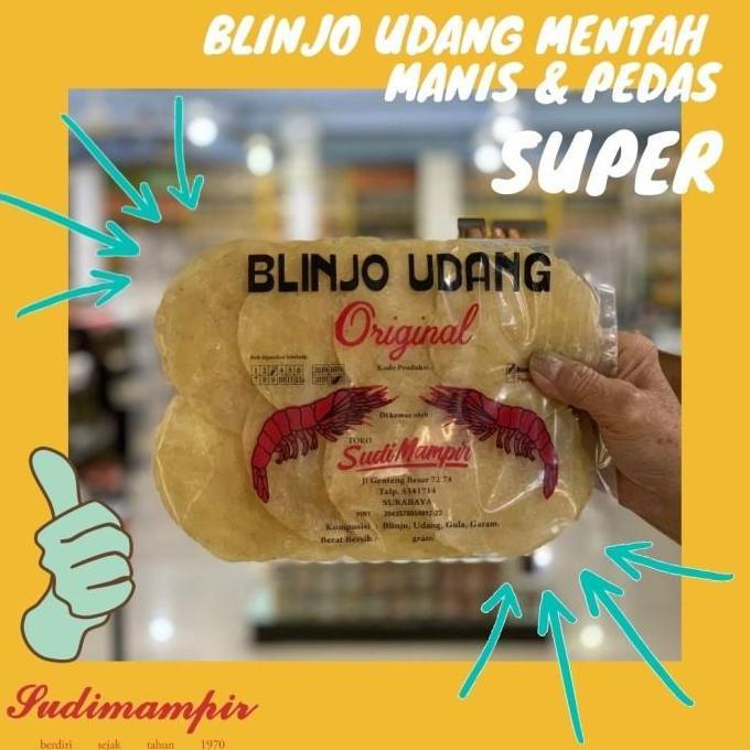 Emping Belinjo/Blinjo Udang Mentah Sudi Mampir | Oleh Oleh Surabaya
