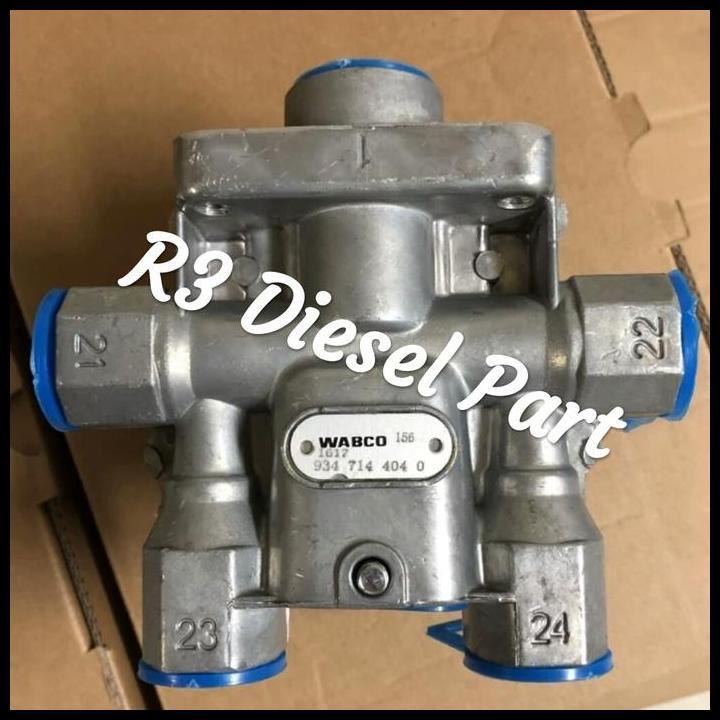 GRATIS ONGKIR RELAY VALVE 4 JALUR/RELAY 4 CIRCUIT PROTECTION VALVE/S4750-EW011/WABCO !!