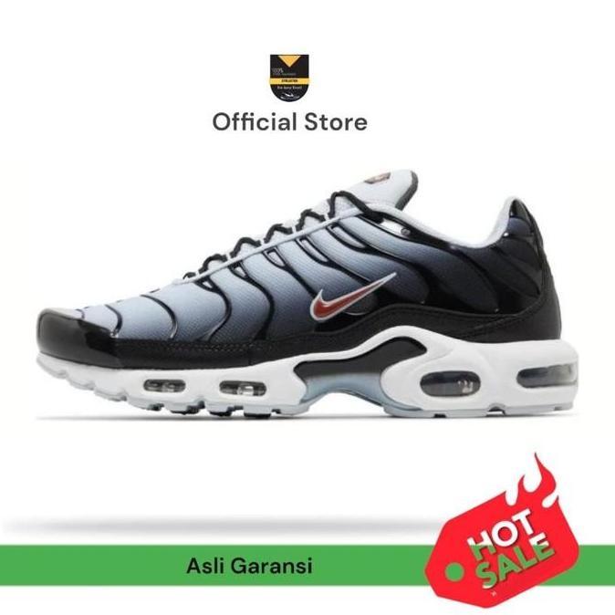 Ready Sneakers Officialtrusted Sepatu Nike Air Max Plus Black Blue Tint