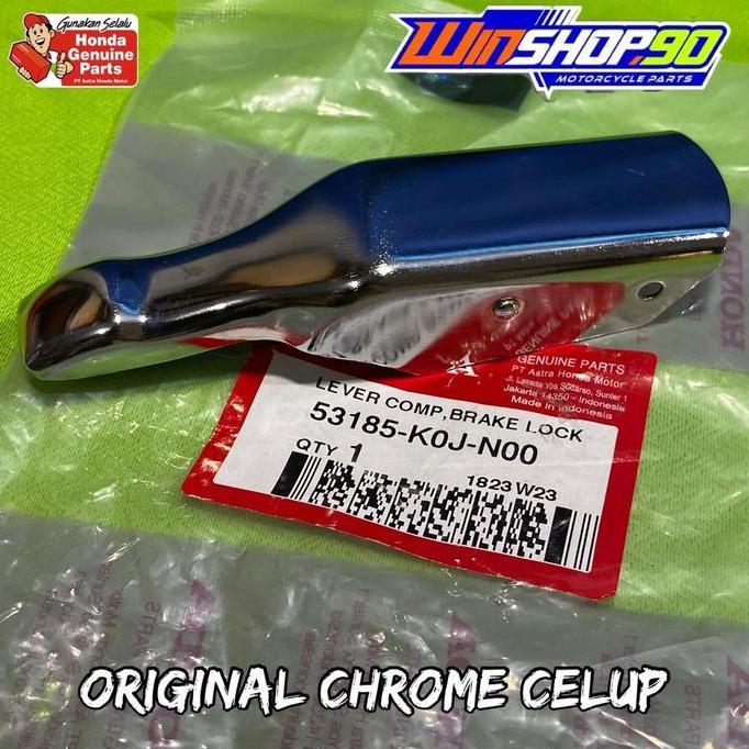 pengunci handle rem kiri Chrome Beat Genio Scoopy LED 2019 2020 2021 2022