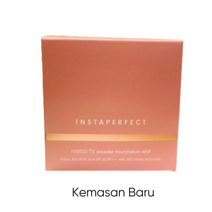 BIG SALE - Wardah Refill Instaperfect MATTE FIT Powder Foundation 13 g | Bedak