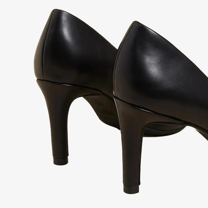 Ready MARKS & SPENCER Stiletto Heel Pointed Court Shoes Original Heels-Blck