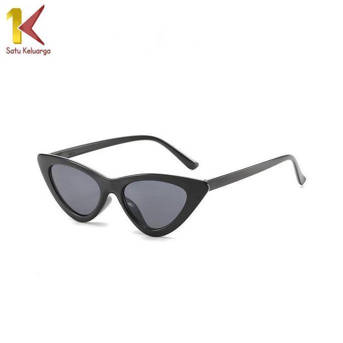 NILKAN [COD] SK C666 C668 Kacamata Gaya Korea Pria Wanita Retro Model Kaca Mata Hitam Segitiga