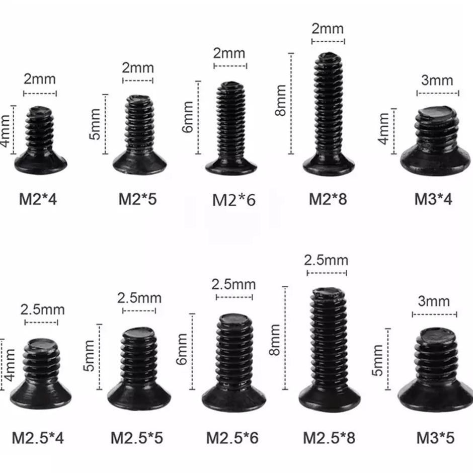 500Pcs Baut Asus Laptop Screws Notebook