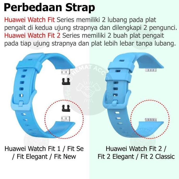 Thebest- Strap Huawei Watch Fit SE / Watch Fit 1 / Watch Fit 2 Polos Hematacc