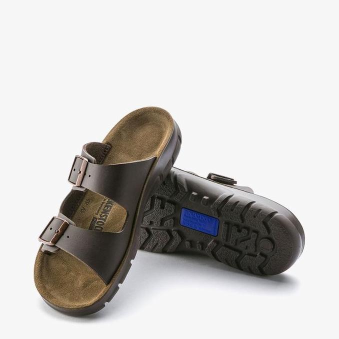 Ready Birkenstock Bilbao Sandal Pria Original Leather-Dark Brown