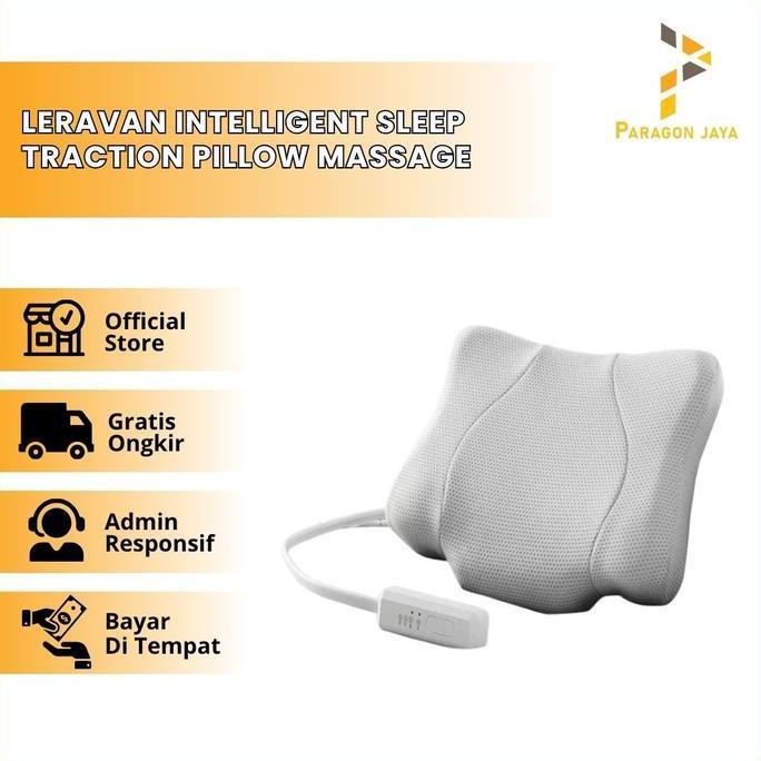 ZCXVC LERAVAN Intelligent Sleep Traction Pillow Massage Bantal PINTAR