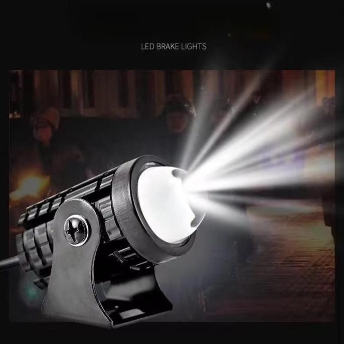 ZCXVC Lampu Tembak Laser Led Mini 2 Warna - Lampu Tembak Sorot Foglamp Mini  Laser Gun/lampu tembak 