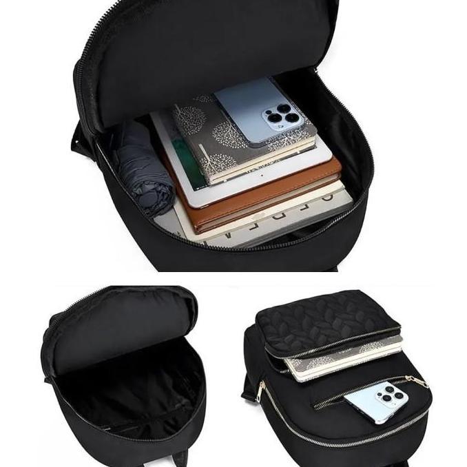 BP76 Tas Ransel Wanita Korea Style Nami Fashion Women Nylon Backpack