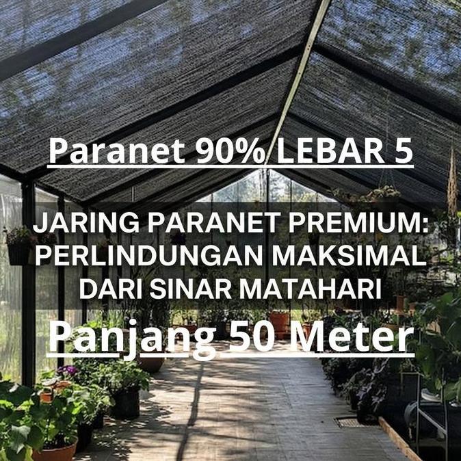 KOQOZIE PARANET 90 PERSEN Lebar 5 meter ( 1ROLL ) - ANTI UV
