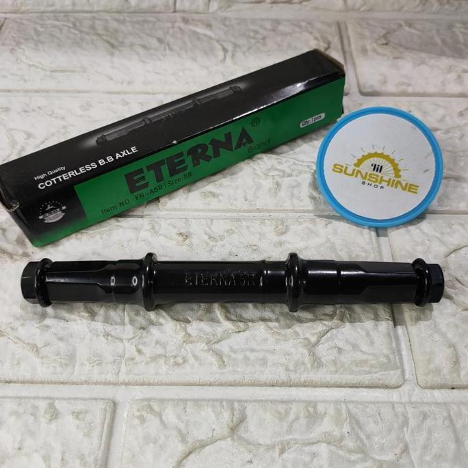 As Tengah BB Kotak ETERNA 5R Axle Mur Samping Untuk Crank Sepeda MTB Federal Lipat Seli CTB
