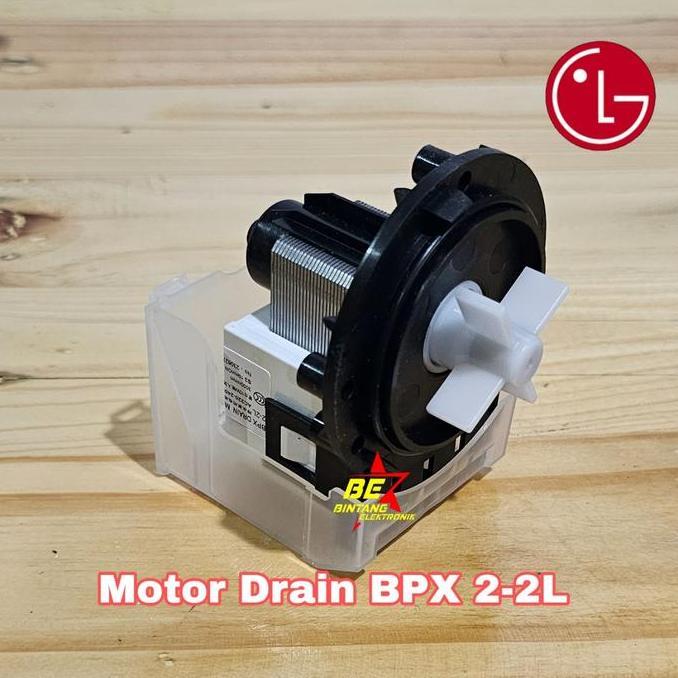 Drain Motor Lg Bpx 2-2L  Motor Pembuangan Mesin Cuci Lg Front Loading