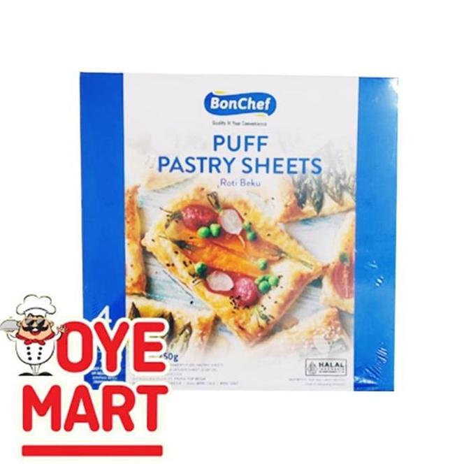 PUFF PASTRY BONCHEF 750GR ISI 4 LEMBAR /PUFF PASTRY