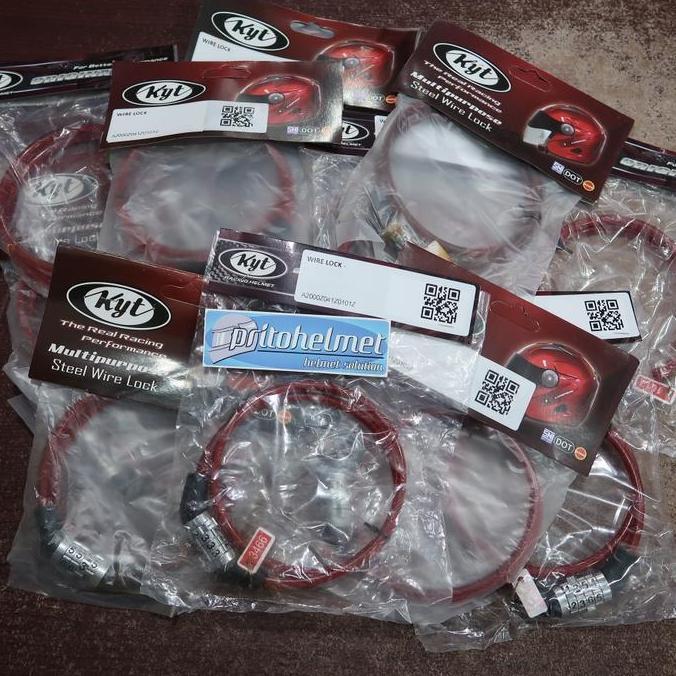 Gembok Helm / Wire Lock e KYT