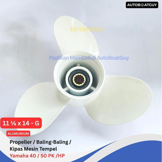 Propeller / Baling-Baling / Kipas Mesin Tempel Yamaha 40 / 50 PK /HP