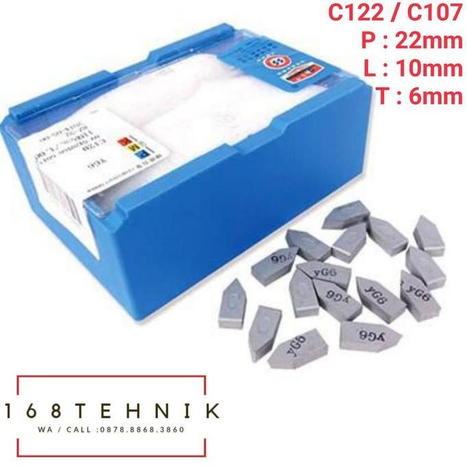 MATA PAHAT WIDIA YG6 C122 CARBIDE BOX / PISAU WIDIA C122 / YG-6 C122