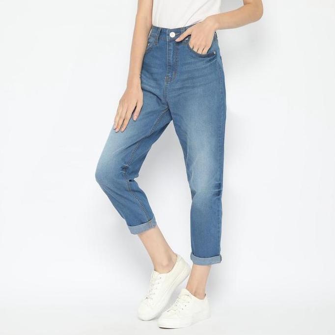 Fichino - HW Boyfriend Jeans Marian Light Blue Whisker