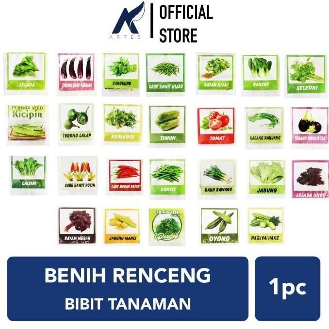 BENIH RENCENG Siap Tanam Sayuran-Buah-Lalapan Bibit Hidroponik-dll