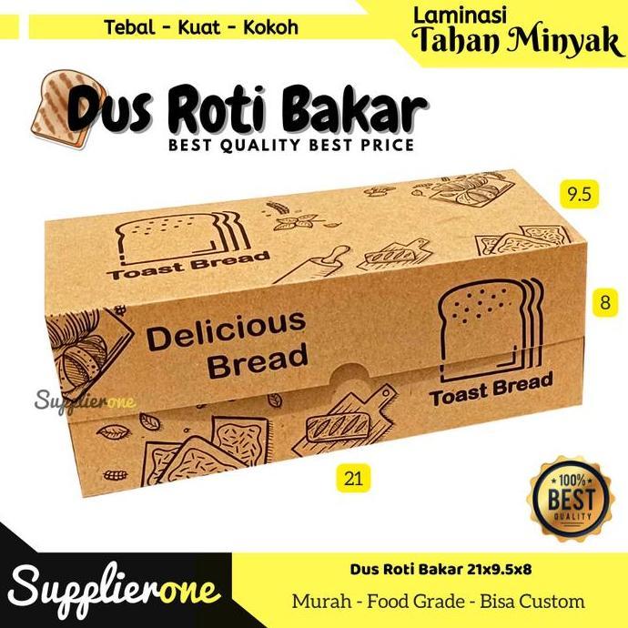 Dus Roti Bakar Bandung pack / Box Roti Bakar / Kemasan Roti Bakar