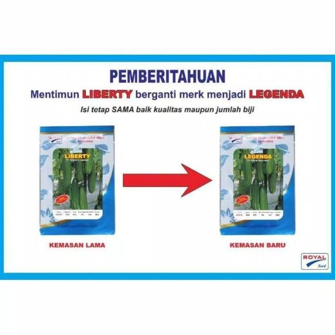 benih timun hijau hibrida LEGENDA F1 LIBERTY