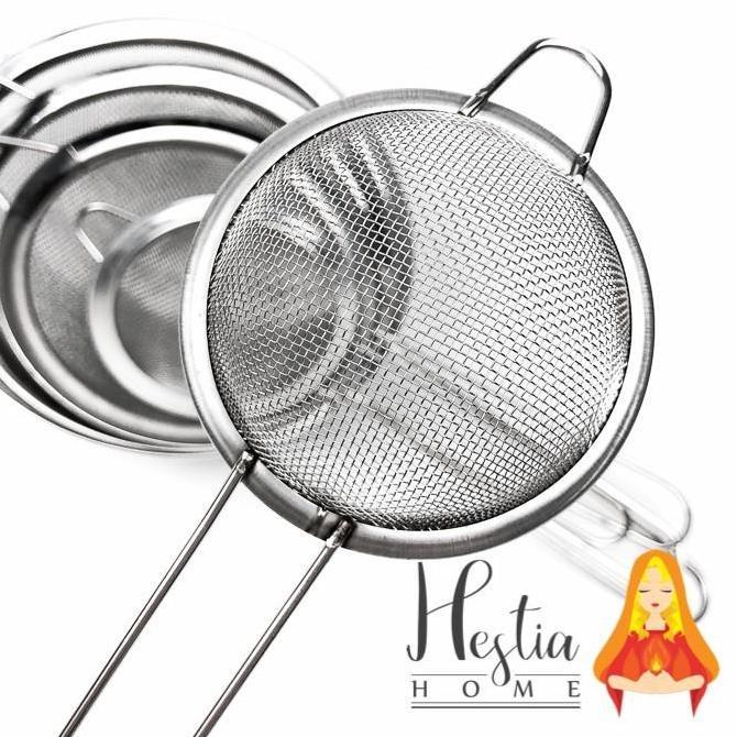 Saringan Kopi Teh Minyak Goreng Halus Strainer Stainless Ayakan Bubuk