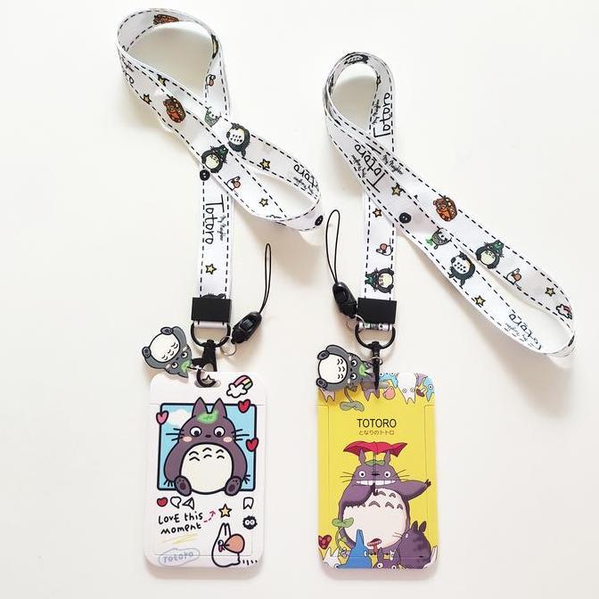 ID Card Holder Name Tag Lanyard / Kalung Kartu Totoro Studio Ghibli