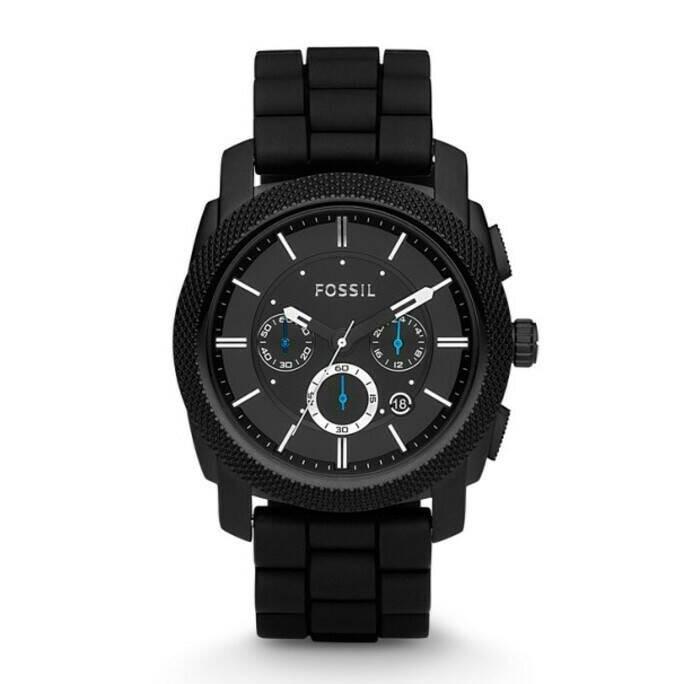 Ready BRANDED WATCH FS4487 FS 4487 MACHINE CHRONOGRAPH BLACK SILICON RUBBER