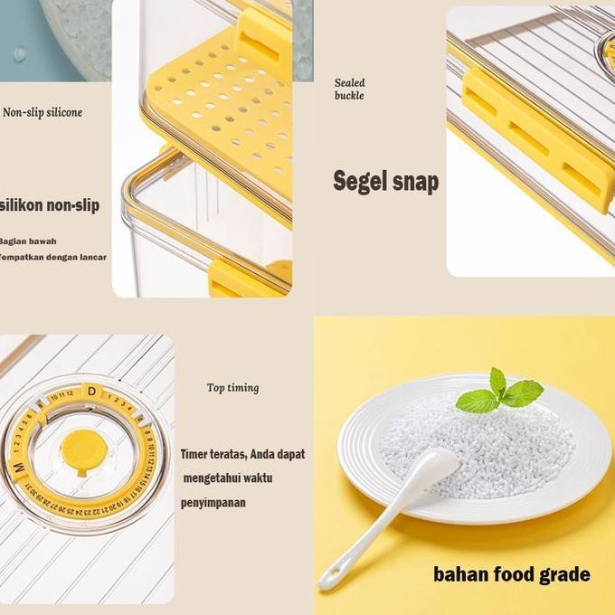 UPHOME Kotak Kontainer Makanan Kulkas / Food Kontainer / Kotak penyimpanan Kulkas