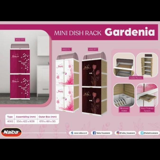 rak piring plastik naiba / tempat piring naiba