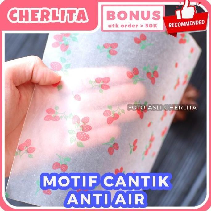 Wax Paper 18x18 cm Korean Bento Cake Baking Paper Serap Minyak