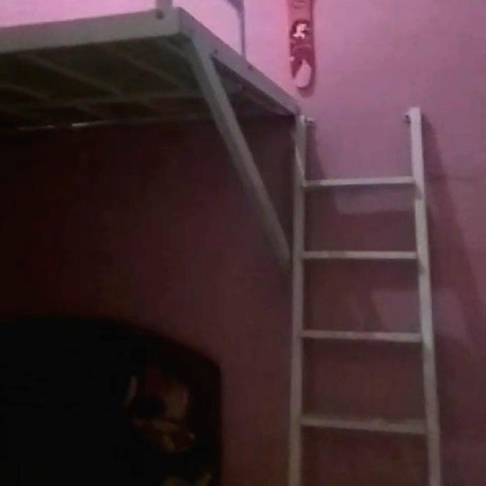 LOFT Mezzanine UPPER BUNK BED RANJANG BESI TINGKAT MINIMALIS Costum