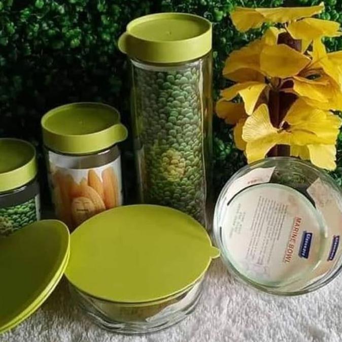 MARINE BOWL SET EVER GREEN/TOPLES MANGKOK KACA SET GLASSWARE