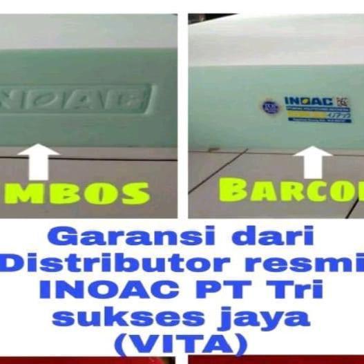 Kasur lipat inoac 200x180x15