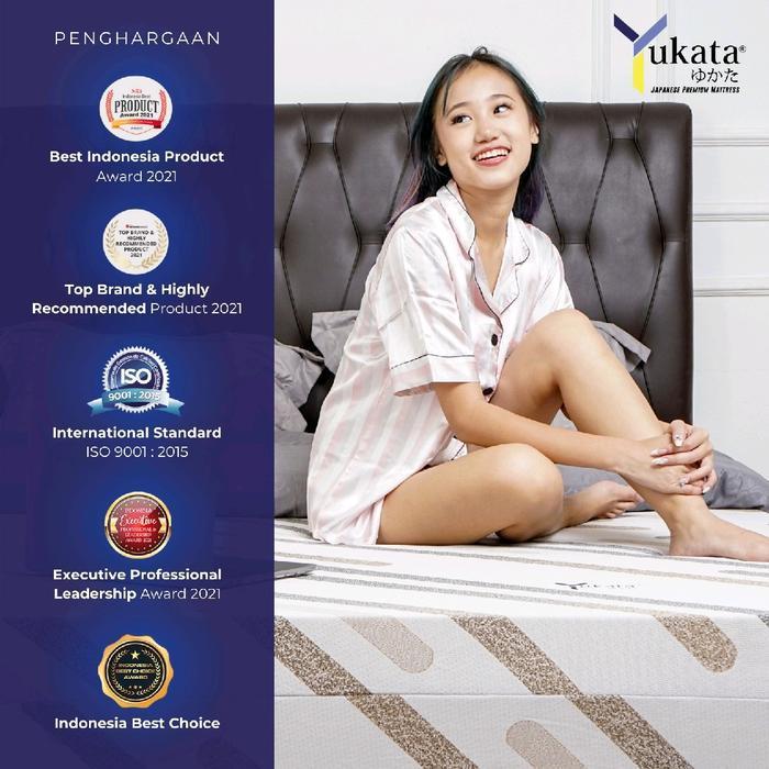 Kasur Busa INOAC YUKATA Tebal 25cm 30cm Gransi Busa 15 Tahun bonus bantal mewah Asli Furniture 200x1
