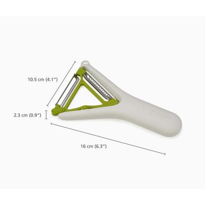 Joseph Joseph Switch 2-in-1 Peeler (Stone/Green)