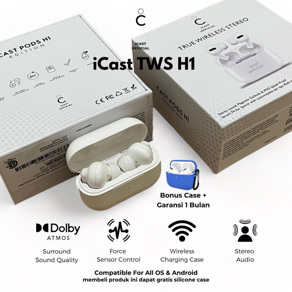 Cuci Gudang Icast Tws Pro H1 Edition Final Upgrade Wireless Charging [Pop Up + Serial Detected] By I