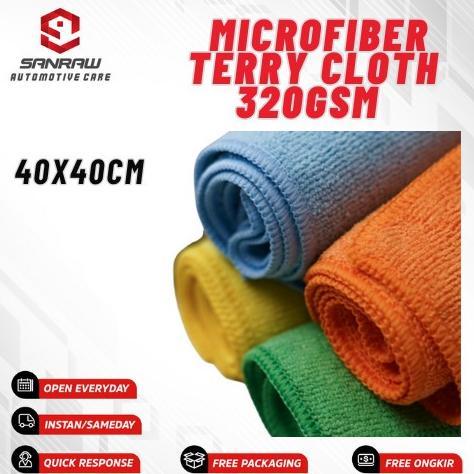 BIG SALE Lap Kain Microfiber 40x40 320 gsm Murah kualitas Premium 320gsm