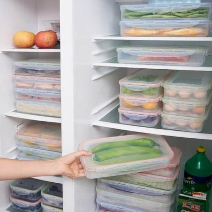 Kotak Tempat Penyimpanan Sayur Ikan Buah Di Kulkas Terlaris
