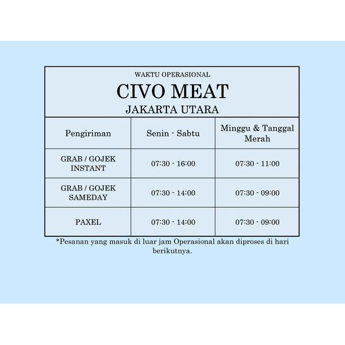 Kapsim Kembang / Atas. Daging babi 1kg
