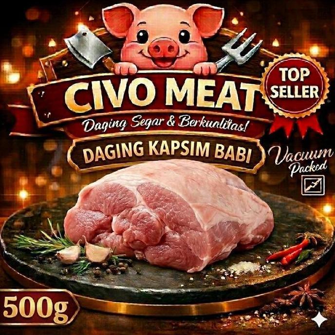 Kapsim Babi / Daging Babi Kapsim 500gr Frozen